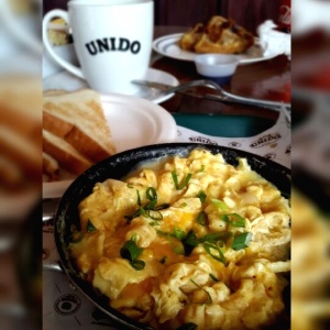 Cheesy scramble