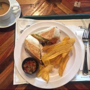 Huevos Rancheros en wrap