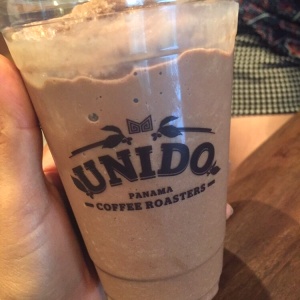 Frape con leche de almendras