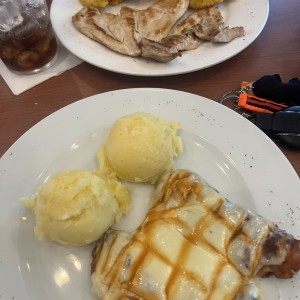 Milanesa de pollo a la Parmesana
