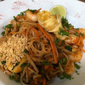 Pad Thai de mariscos