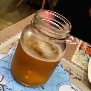 cerveza en taza original