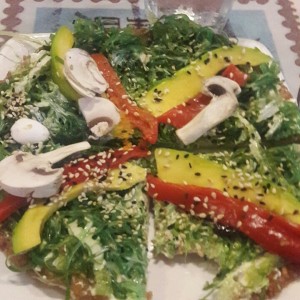 pizza vegetales