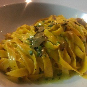 pasta con trufas 