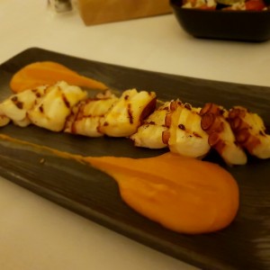 pulpo de entrada