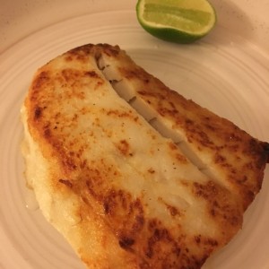 corvina a la plancha... GIGANTE !