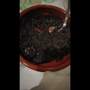 Arroz negro Azafrán 