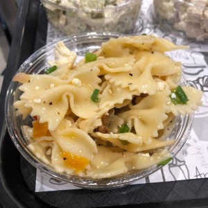 pasta con vegetales rostizados