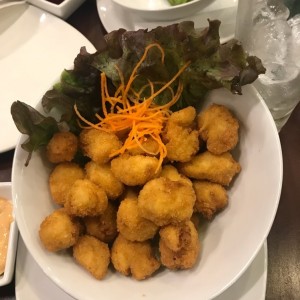 ceviche de corvina frito