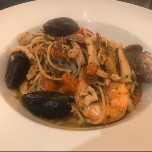 pasta con mariscos