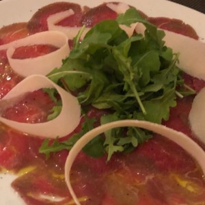carpaccio de res