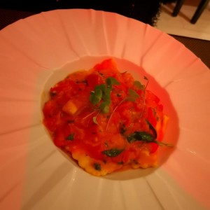 Raviolis de quedo de cabra