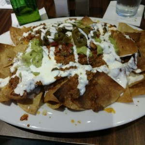 nachos de carne