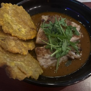 Corvina al curry 