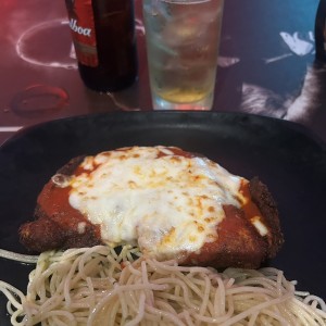 Pechuga de pollo gratinado