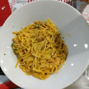 linguine de salmon