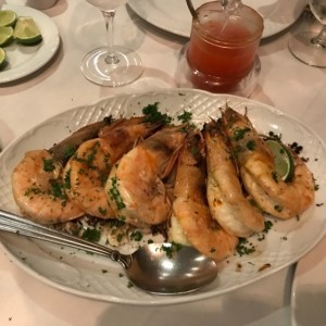 Camarones de entrada