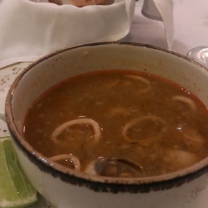 sopa de mariscos