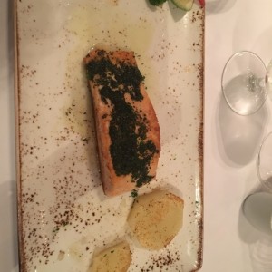 Salmon con finas hierbas