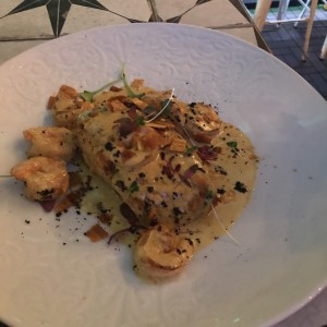 pescado con camaron 