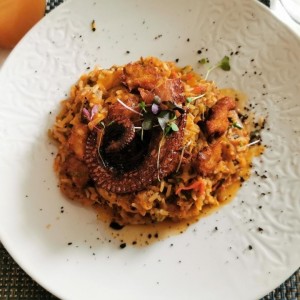 Bacalao y pulpo