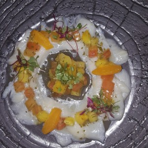 Entradas - Carpaccio de Mero