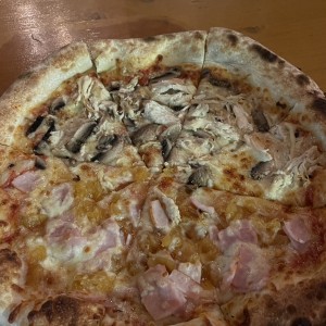 Mitad Tropical/Mitad pollo con Mushroom