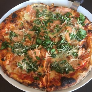 pizza de salmon