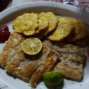Corvina a la plancha