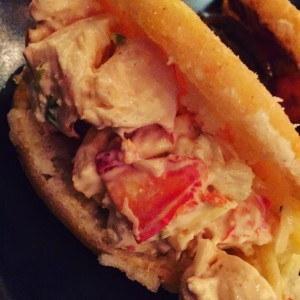 arepa de langosta