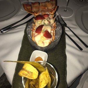 Ceviche de langosta (solo en temporada)