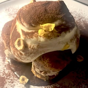 Profiteroles de avellana
