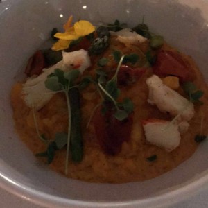 Risotto de langosta (solo en temporada)