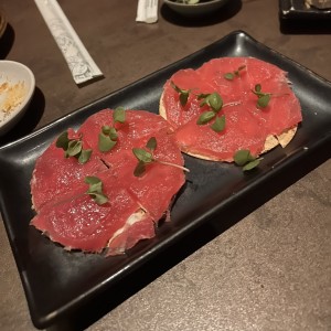 Crudos - Tuna Pizza