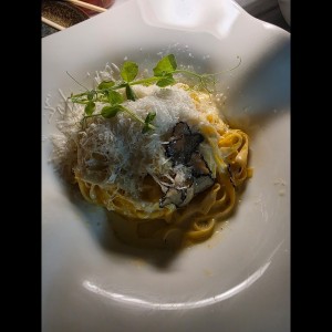Tagliatelle Cacio, Pepe e Tartufo