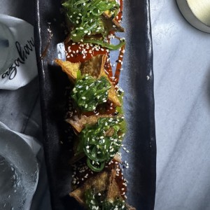 Dumplings de Camarones