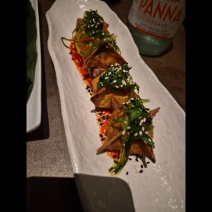 Dumplings de Camarones