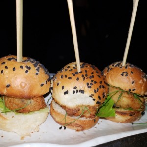 Para picar - Rock prawn sliders