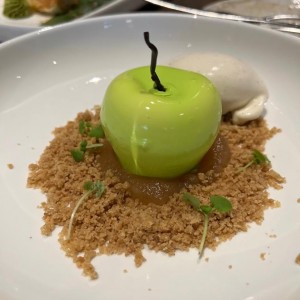 Manzana caramelizada