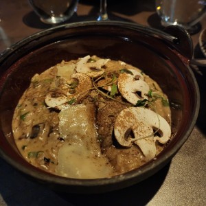 Risotto trio de Hongos