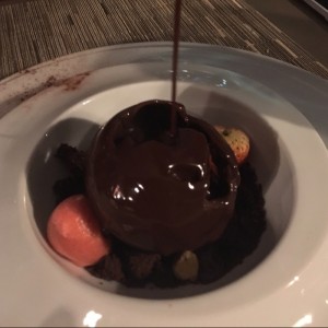esfera de chocolate ... imperdible!!!