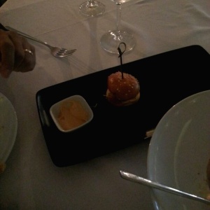 Hamburguesa de langostino