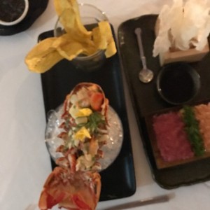 Ceviche de langosta (solo en temporada)