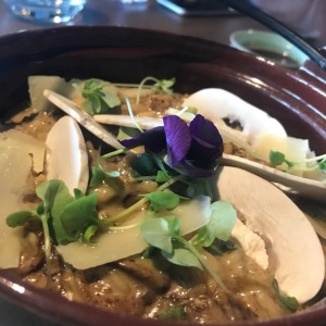Risotto trio de hongos