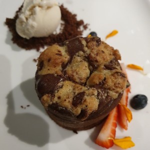 volcan de chocolate