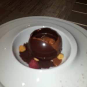esfera de chocolate