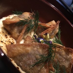Para picar - Dumplings de cordero