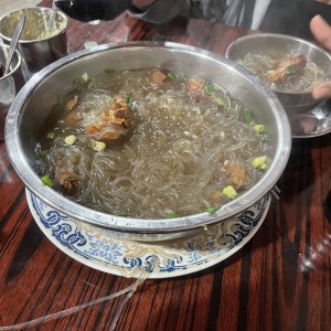 Fideos transparentes