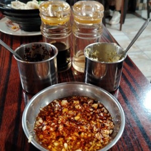 Salsita para gyozas en sopa