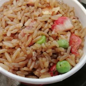 Arroz frito de puerco
